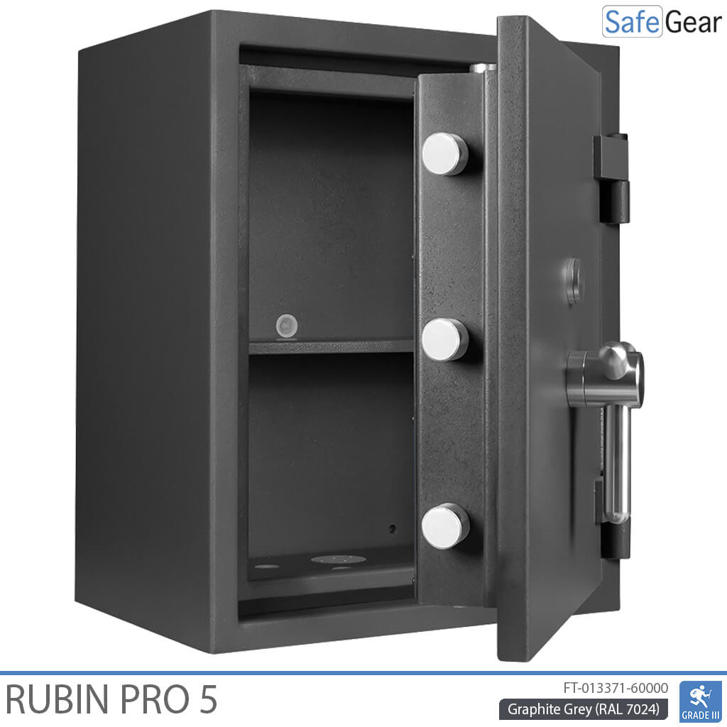 Rubin Pro 5 – säkerhetsskåp (57 liter) – inbrottstest Klass 3