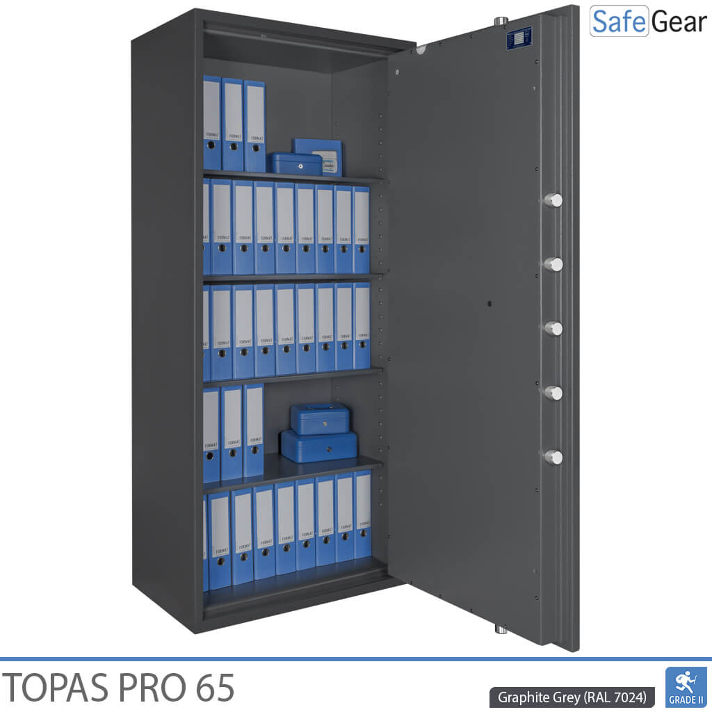 Topas Pro 65 Kassaskåp (536 L) - Inbrottstest Klass II