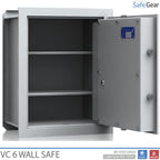 VC 6 väggmonterat värdeskåp (43 L)