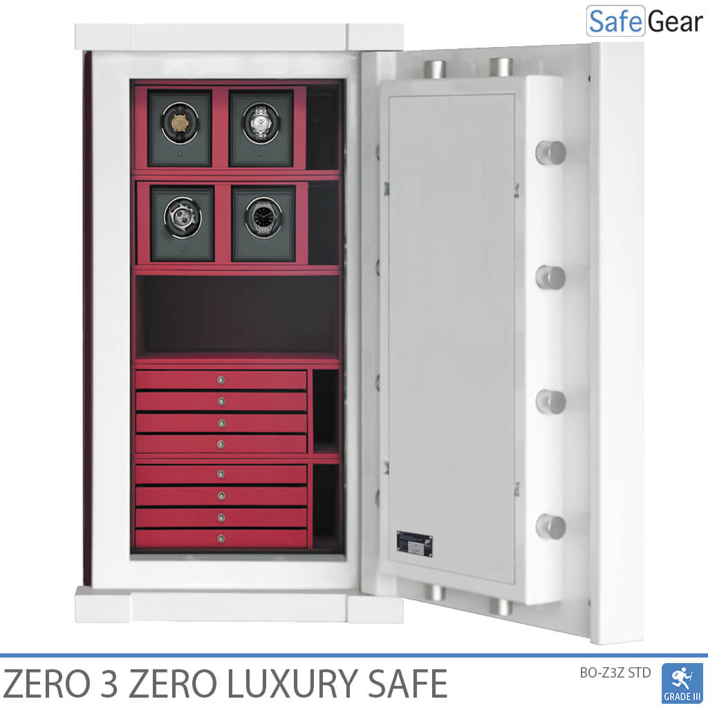Zero 3 Zero Safe (134 L) - Inbrottstest Grad III - Kodlås